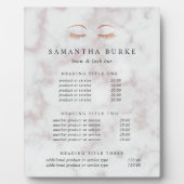 大理石バラ金ゴールドLash & Brow価格/サービス フォトプラーク (正面)