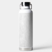 大理石パステルストーンテクスチャグリッター水彩 ウォーターボトル (背面)