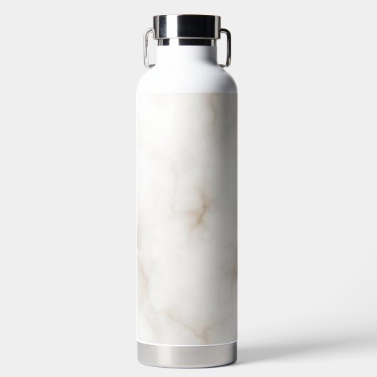 大理石パステルストーンテクスチャグリッター水彩 ウォーターボトル (正面)