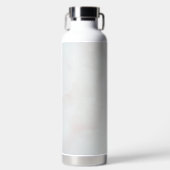 大理石パステルストーンテクスチャグリッター水彩 ウォーターボトル (正面)