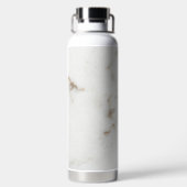大理石パステルストーンテクスチャグリッター水彩 ウォーターボトル (背面)