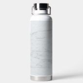 大理石パステルストーンテクスチャグリッター水彩 ウォーターボトル (背面)