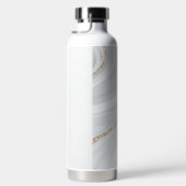 大理石パステルストーンテクスチャグリッター水彩 ウォーターボトル (右面)