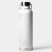 大理石パステルストーンテクスチャグリッター水彩 ウォーターボトル (背面)