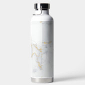 大理石パステルストーンテクスチャグリッター水彩 ウォーターボトル (右面)