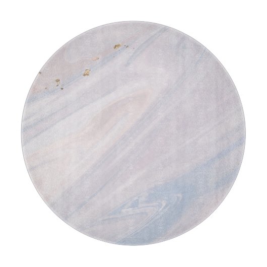 大理石パステルストーンテクスチャグリッター水彩 カッティングボード (正面)