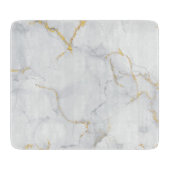 大理石パステルストーンテクスチャグリッター水彩 カッティングボード (正面)