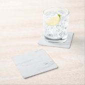 大理石パステルストーンテクスチャグリッター水彩 スクエアペーパーコースター (インサイチュ)