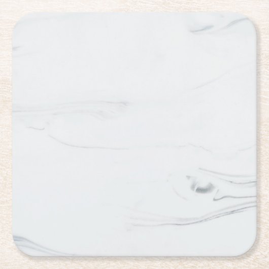 大理石パステルストーンテクスチャグリッター水彩 スクエアペーパーコースター (正面)