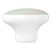 大理石パステルストーンテクスチャグリッター水彩 セラミックノブ (側面)