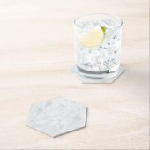 大理石パステルストーンテクスチャグリッター水彩 ペーパーコースター (インサイチュ)