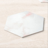 大理石パステルストーンテクスチャグリッター水彩 ペーパーコースター (アングル)