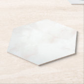 大理石パステルストーンテクスチャグリッター水彩 ペーパーコースター (アングル)