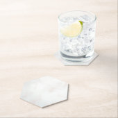 大理石パステルストーンテクスチャグリッター水彩 ペーパーコースター (インサイチュ)