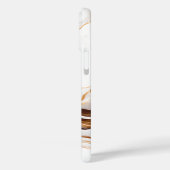 大理石パタエレガントーン茶色の渦巻き電話ケース Case-Mate iPhoneケース (裏面 / 左)