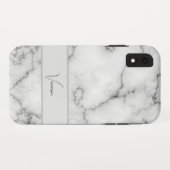大理石パターンの個人用設定 Case-Mate iPhoneケース (裏面(横))