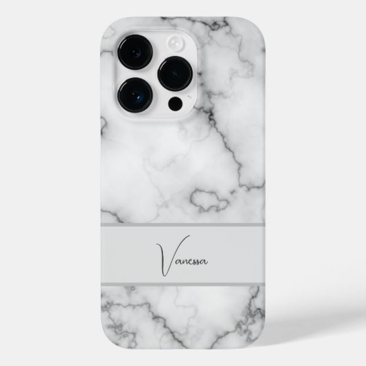 大理石パターンの個人用設定 Case-Mate iPhoneケース (裏面)