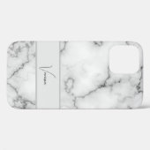 大理石パターンの個人用設定 Case-Mate iPhoneケース (裏面 (横))