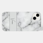 大理石パターンの個人用設定 Case-Mate iPhoneケース (裏面 (横))