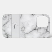 大理石パターンの個人用設定 Case-Mate iPhoneケース (裏面 (横))
