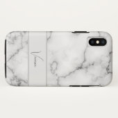 大理石パターンの個人用設定 Case-Mate iPhoneケース (裏面(横))