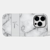 大理石パターンの個人用設定 Case-Mate iPhoneケース (裏面 (横))