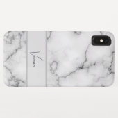 大理石パターンの個人用設定 Case-Mate iPhoneケース (裏面(横))