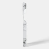 大理石パターンの個人用設定 iPhoneケース (左側面)