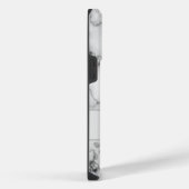 大理石パターンの個人用設定 iPhoneケース (右側面)