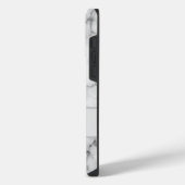 大理石パターンの個人用設定 iPhoneケース (左側面)