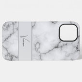 大理石パターンの個人用設定 iPhoneケース (裏面横)