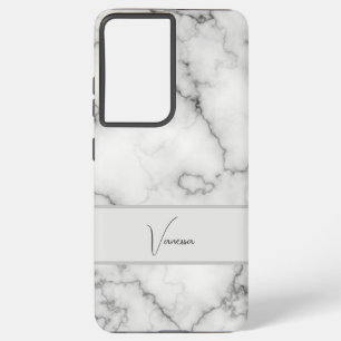 大理石パターンの個人用設定 SAMSUNG GALAXY S21 ULTRAケース