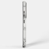 大理石パターンの個人用設定 SAMSUNG GALAXYケース (右側面)