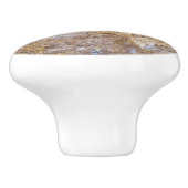 大理石パターンの背景 セラミックノブ (側面)
