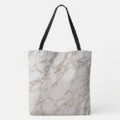 大理石パターンオールオーバープリントトートバッグ トートバッグ (裏面)