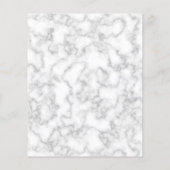 大理石パターングレー白マーリング石背景 チラシ (裏面)