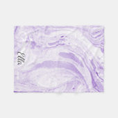 大理石パターンスタイル33 フリースブランケット (正面(横))