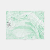 大理石パターンスタイル34 フリースブランケット (正面(横))