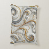 大理石パターン アクセントクッション (裏面(縦))