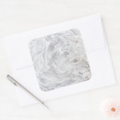 大理石パターン スクエアシール (封筒)