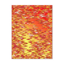 大理石パッチタイトスワールデジタルアートポストカード