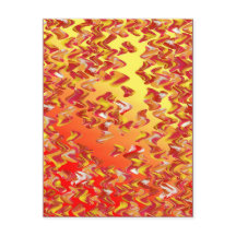 大理石パッチルーズスワールデジタルアートポストカード