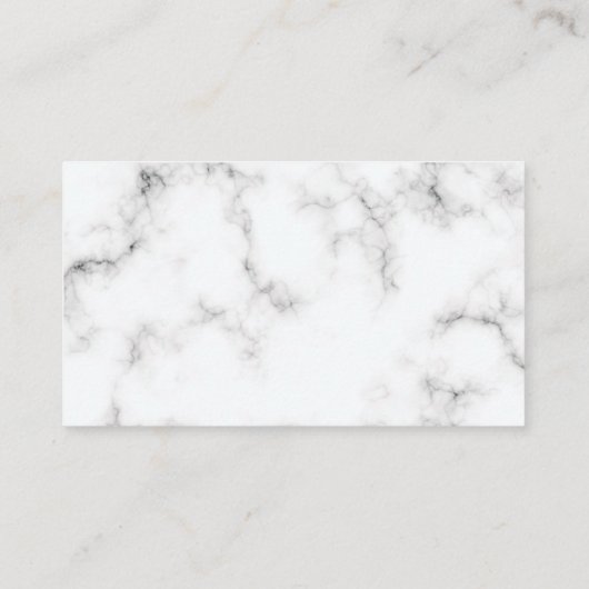 大理石パティスリーパティストリーシェフベーカリーピンククリーム 名刺 (裏面)