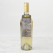 大理石パーソナライズされたエレガント石 ボトルネックタグ (ボトル)