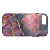 大理石パーソナライズされたカスタマイズ石 Case-Mate iPhoneケース (裏面(横))