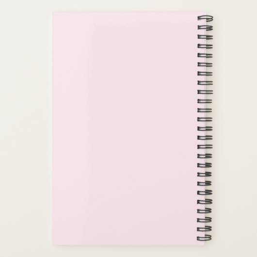 大理石パーソナライズされた年次プランナー プランナー手帳 (裏面)