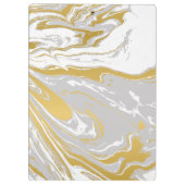 大理石パーソナライズされた石 クリップボード (裏面)