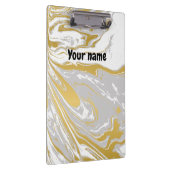 大理石パーソナライズされた石 クリップボード (右)