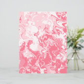 大理石ピンクのスクラップブッキングペーパー (スタンド正面)