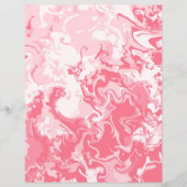 大理石ピンクのスクラップブッキングペーパー (正面)